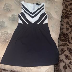 Black and white dress